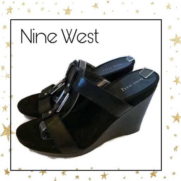 9 west wedge sandals